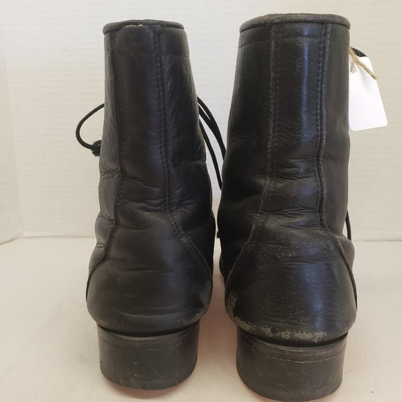 Ladies Short black Ankle granny Style Boots Western Laredo size 7 - Picture 3 of 3